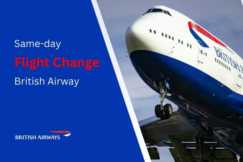 Same-day flight change British